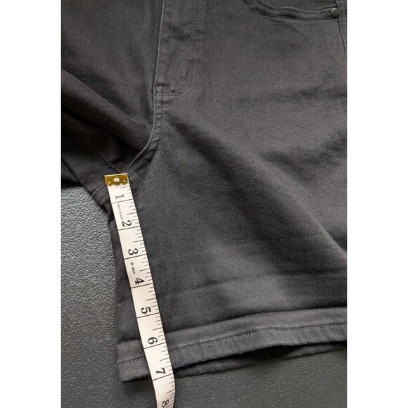 Judy Blue Jean Shorts Black High Rise Tummy Control Size Large - Picture 5 of 12